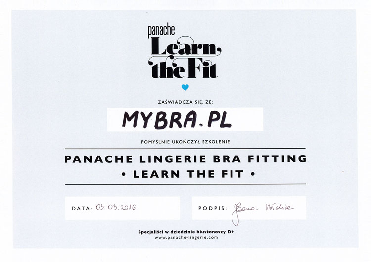 Certyfikat myBra – 2