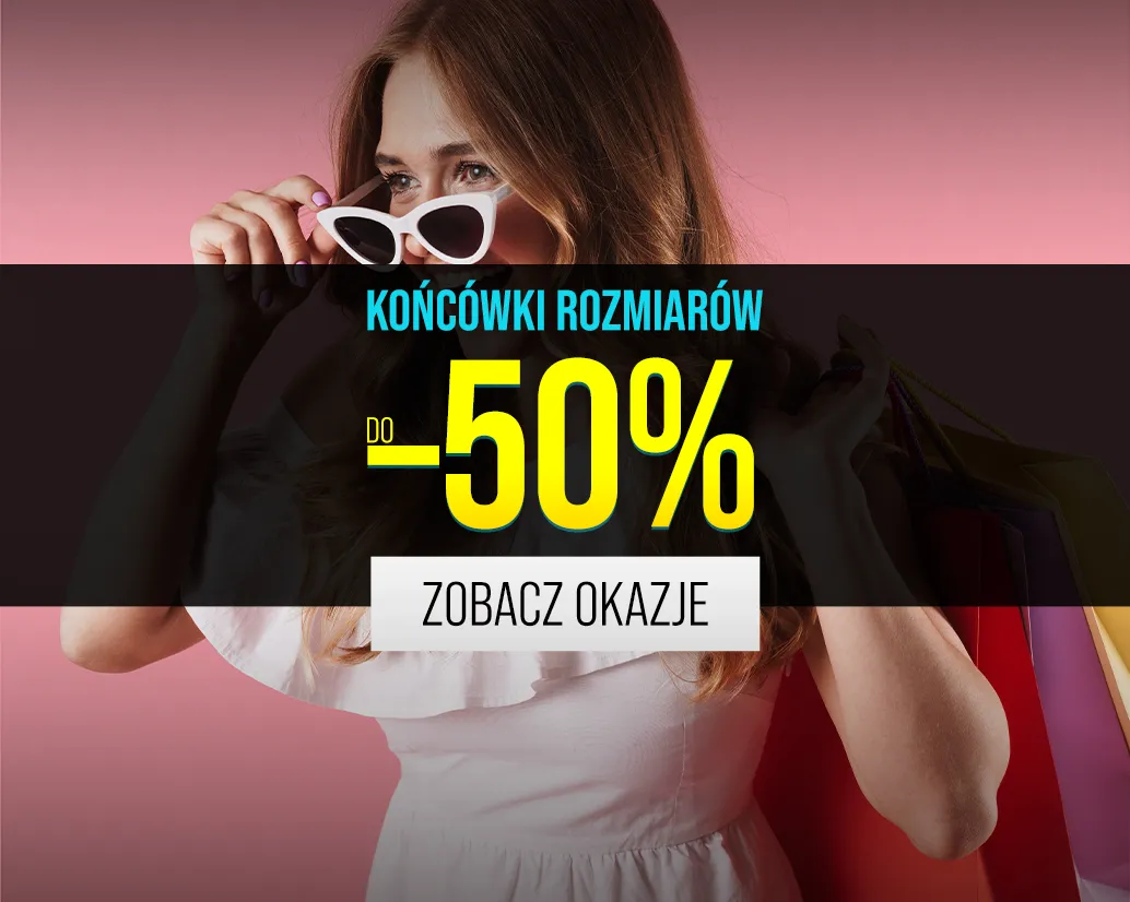 Końcówki rozmiarów do 50% taniej