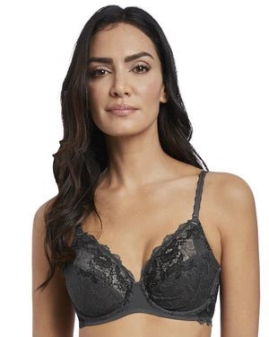 Lace Perfection biustonosz plunge - czarny