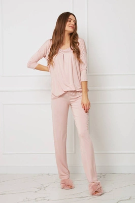 Komplet damski - plus size OH!ZUZA N&D H30 - różowy