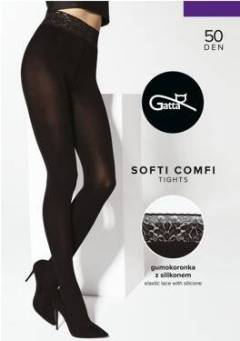 Rajstopy Softi-Comfi 50 Den - nero