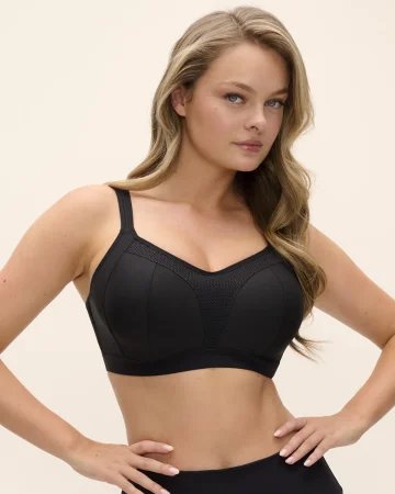 Fantasie Elevate biustonosz sportowy z fiszbinami - czarny