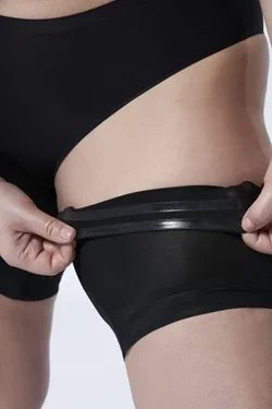 Julimex COMFORT THIGH – opaski na uda – Czarny