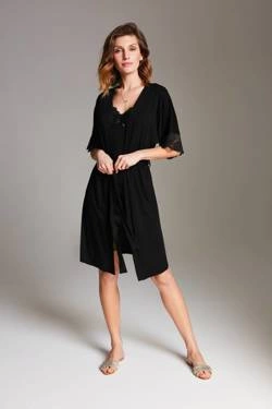 Peniuar OH!ZUZA N&D S005 - czarny