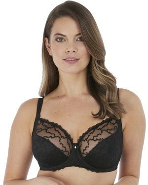 Ana biustonosz balkonetka - czarny