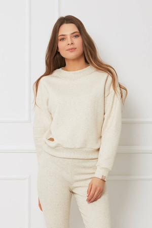 Bluza damska - organiczna bawełna OH!ZUZA N&D H07 - kremowa