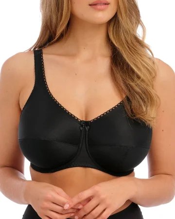 Fantasie Speciality miękki biustonosz full cup z bawełną - czarny