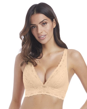 Halo Lace biustonosz miękki bez fiszbin - cielisty