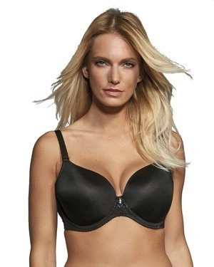 Fortuna biustonosz plunge termicznie formowany - czarny