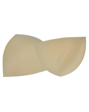 Wkładki piankowe push-up bikini - beżowe