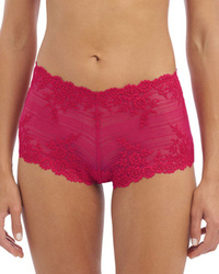 Wacoal Embrace Lace szorty koronkowe - czerwone