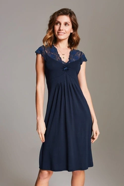 Koszula Nocna OH!ZUZA N&D S003 - granatowa