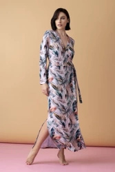 Sonnet długi peniuar kopertowy – druk pióra