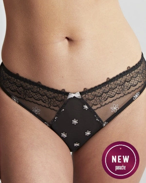 Blossom majtki brazylisjkie - czarne