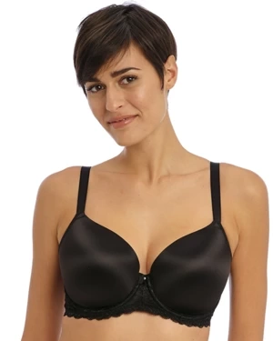 Freya Offbeat biustonosz T-shirt plunge - czarny