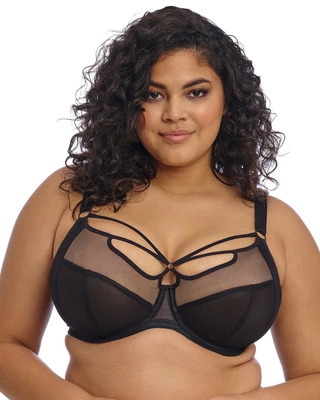 Sachi biustonosz plunge - czarny