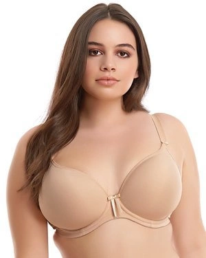 Bijou biustonosz plunge - beżowy/cielisty