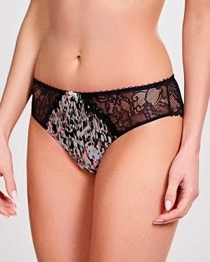 Jasmine figi - czarno-zwierzęce WYPRZEDAŻ