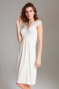 Koszula Nocna OH!ZUZA N&D S003 - kremowa