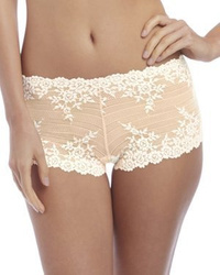 Wacoal Embrace Lace szorty koronkowe - beżowe / cieliste
