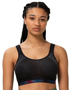 Biustonosz sportowy bez fiszbin Triaction Cardio Cloud N01 EX Triumph 10210629 - czarny
