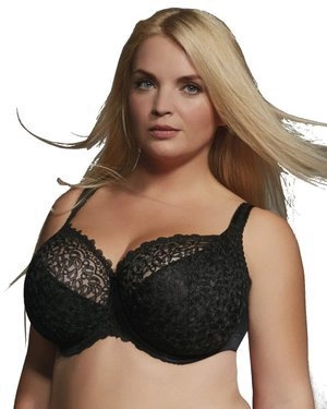 Betty biustonosz miękki z fiszbinami - czarny