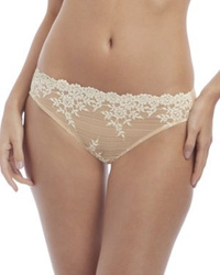 Wacoal Embrace Lace koronkowe figi bikini - beżowe / cieliste