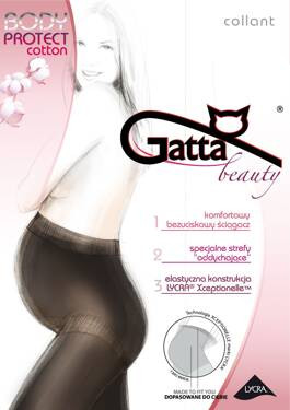 Rajstopy Body Protect Cotton - nero