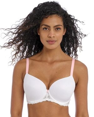 Freya Offbeat biustonosz T-shirt plunge - biały