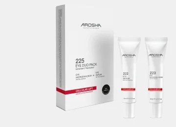 Zestaw pod oczy DUO (mikroemulsja 15 ml + serum 15 ml) na dzień i noc - Arosha