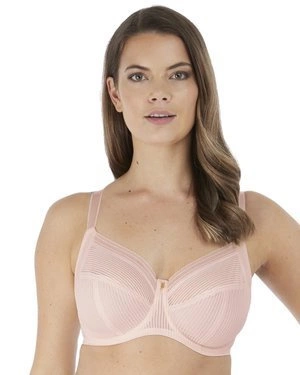 Fusion biustonosz full cup z bocznym panelem zbierającym - różowy