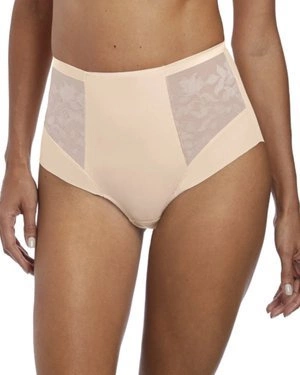 Illusion figi z wysokim stanem - beżowe