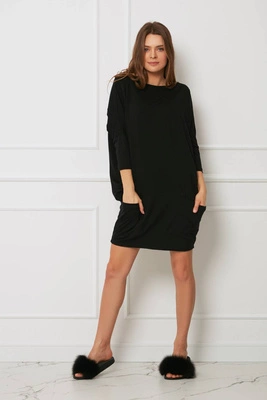 Sukienka - oversize plus size OH!ZUZA N&D H23 - czarna