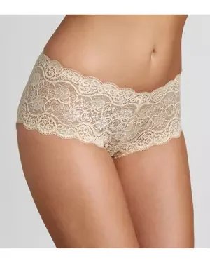 Amourette 300 Maxi X 10166772 koronkowe majtki figi damskie beżowe