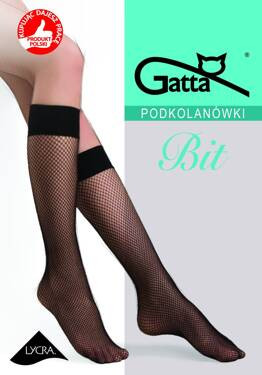 Podkolanówki Bit Siateczka W.01 - beige