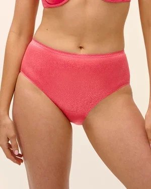 Wacoal Beaute Appeal figi damskie z wysokim stanem - różowe Rapture Rose