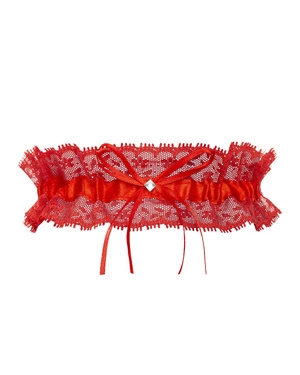 Barcelona podwiązka na studniówkę (PW-24) – czerwona