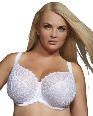 Betty biustonosz miękki z fiszbinami - biały