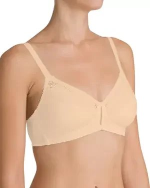 Biustonosz bezfiszbinowy Cotton Beauty N Triumph 10094814 - beżowy/cielisty