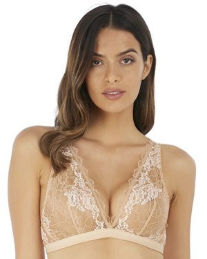 Lace Perfection biustonosz braletka - Cafe Creme