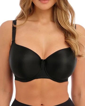 Fantasie Smoothing bezszwowy biustonosz balkonetka - czarny