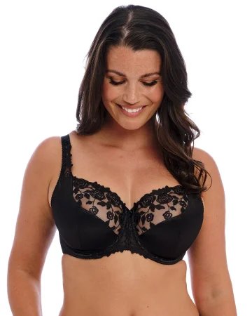 Fantasie Belle haftowany biustonosz full cup, miseczki E–I - czarny