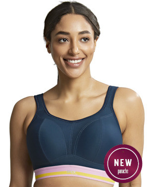 Panache Sport biustonosz bez fiszbin - retro navy