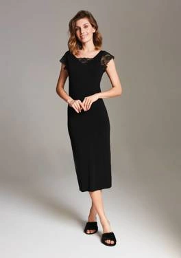 Koszula Nocna OH!ZUZA N&D S024 - czarna