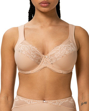 Biustonosz miękki Modern Lace+Cotton W02 Triumph 10213069 - beżowy