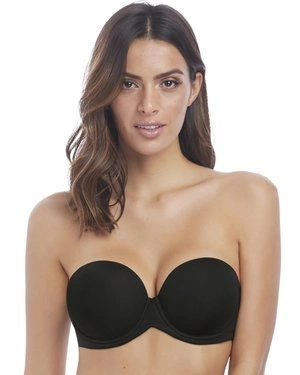 Wacoal Red Carpet biustonosz bezszwowy bez ramiączek - czarny