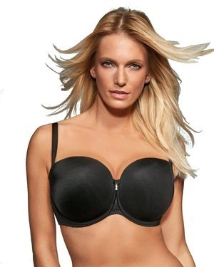 Fortuna biustonosz balkonetka - czarny