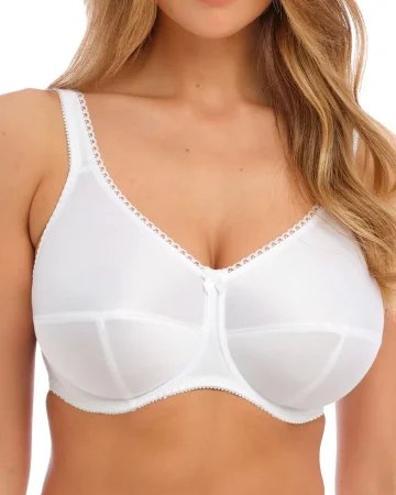 Fantasie Speciality miękki biustonosz full cup z bawełną - biały