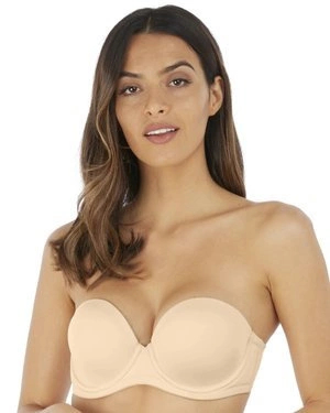 Wacoal Red Carpet biustonosz bezszwowy bez ramiączek - cielisty