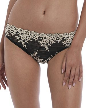 Wacoal Embrace Lace koronkowe figi bikini - czarne